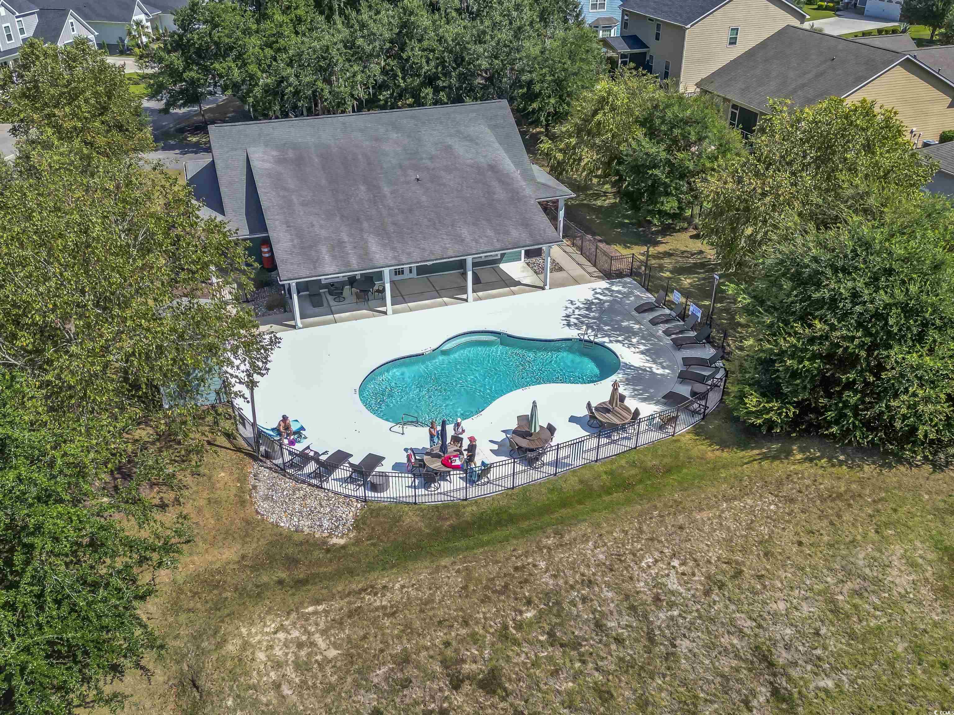 175 Rivers Edge Drive Conway, SC 29526 - Photo 35 of 37 View from above of property with a pool area