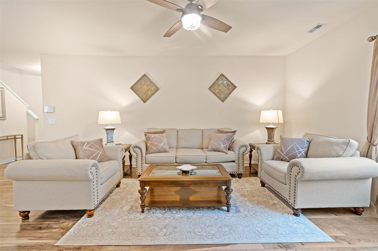 8151 Feldwig Place Raleigh, NC 27616 - Photo 10 of 28 The Family Room features engineered hardwoods. Family Room