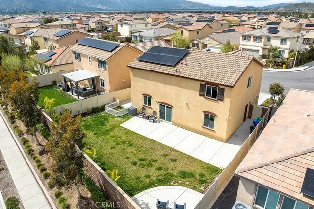 a view of a house with a patio