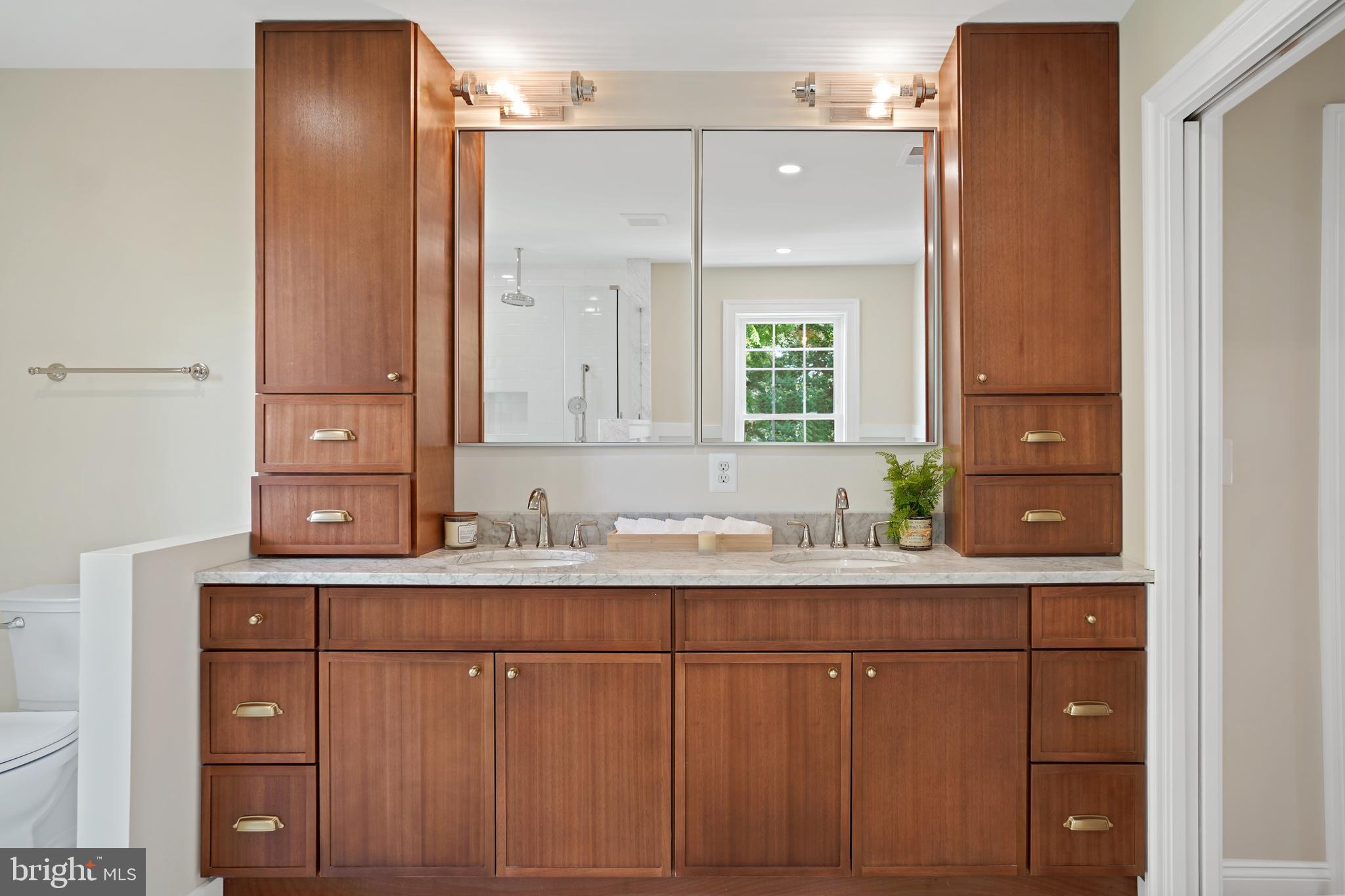 3722 13th Street Northeast Washington, DC 20017 - Photo 32 of 50 a bathroom with a sink and a mirror