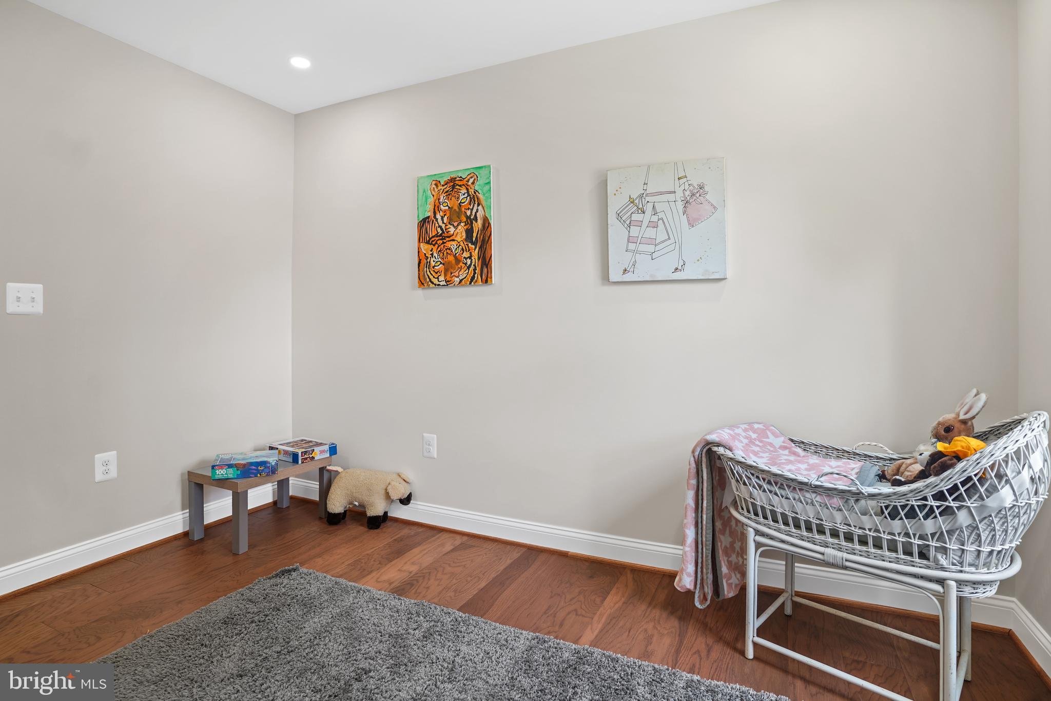 3722 13th Street Northeast Washington, DC 20017 - Photo 35 of 50 a view of room with toys and wooden floor