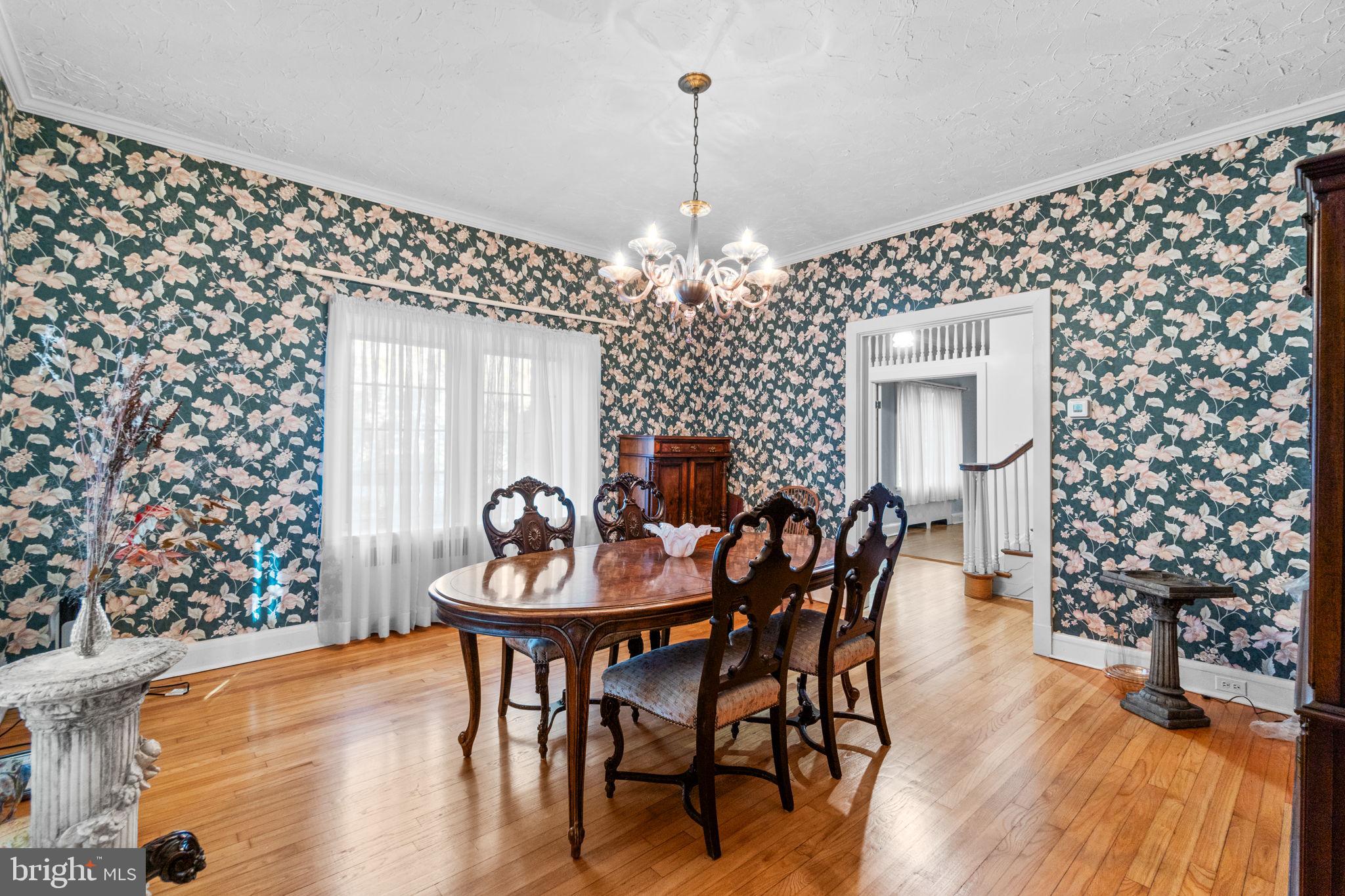 3 Center Road Baltimore, MD 21286 - Photo 19 of 57 a view of a dining room with furniture and wooden floor