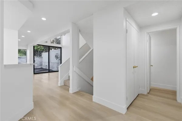 a view of a pathway of a house with entryway