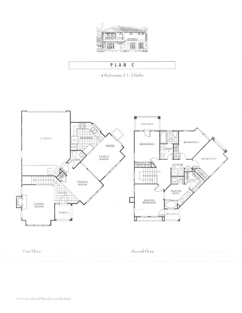 10197 Macadam Lane Cupertino, CA 95014 - Photo 22 of 28 a picture of floor plan