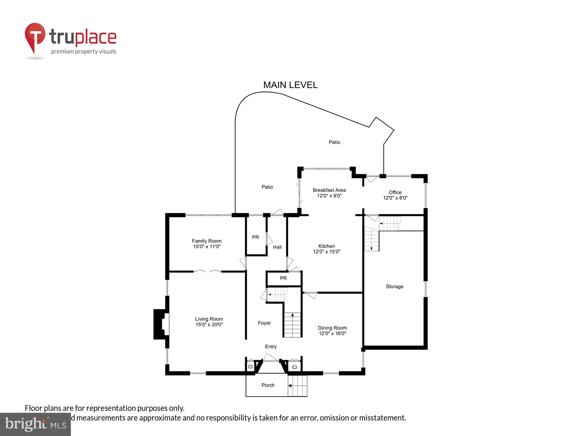 5517 Devon Road Bethesda, MD 20814 - Photo 59 of 61 Main Level Floor Plan