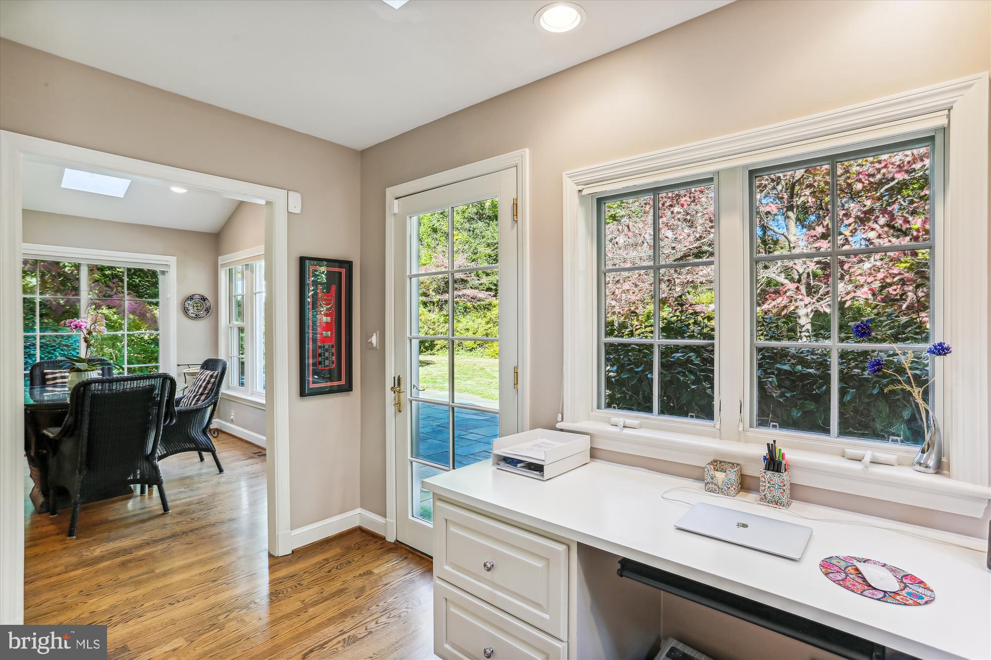5517 Devon Road Bethesda, MD 20814 - Photo 10 of 61 Light-Filled Office with a Built-In Desk