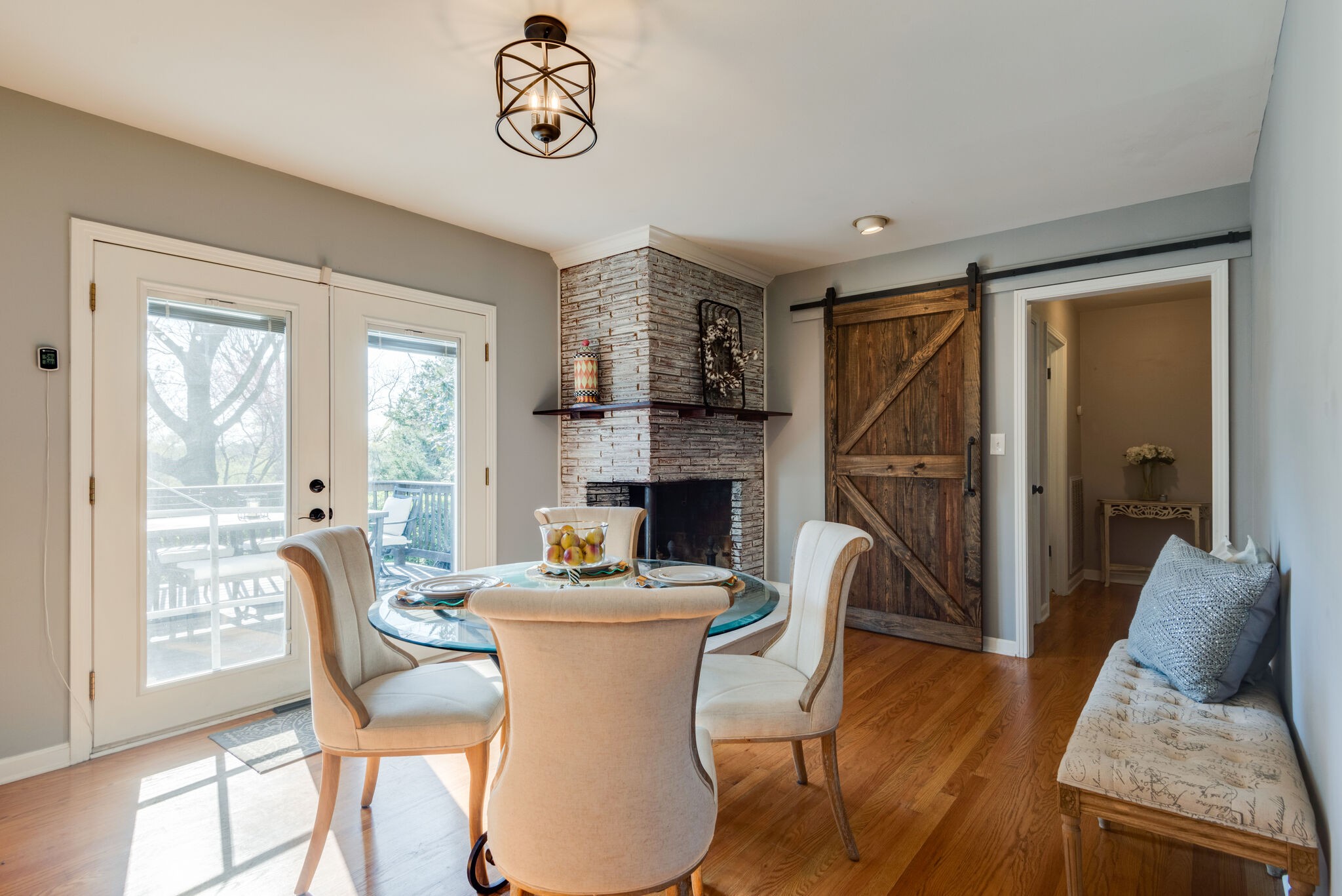 4902 Timberhill Drive Nashville, TN 37211 - Photo 13 of 30 a dining room with furniture window and wooden floor