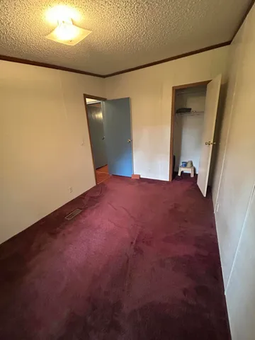 a view of a big room with closet