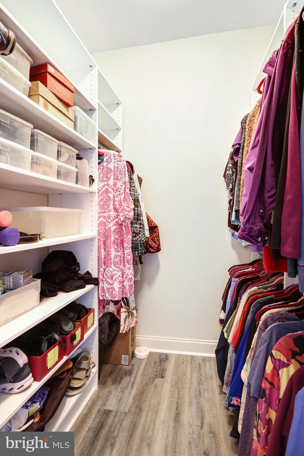 2500 Waterside Drive, Unit 303 Frederick, MD 21701 - Photo 25 of 47 a view of walk in closet with clothes and shoes