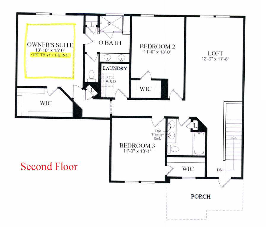 1156 Sharpestowne Court Mount Pleasant, SC 29466 - Photo 11 of 13 Rhodes Second Floor