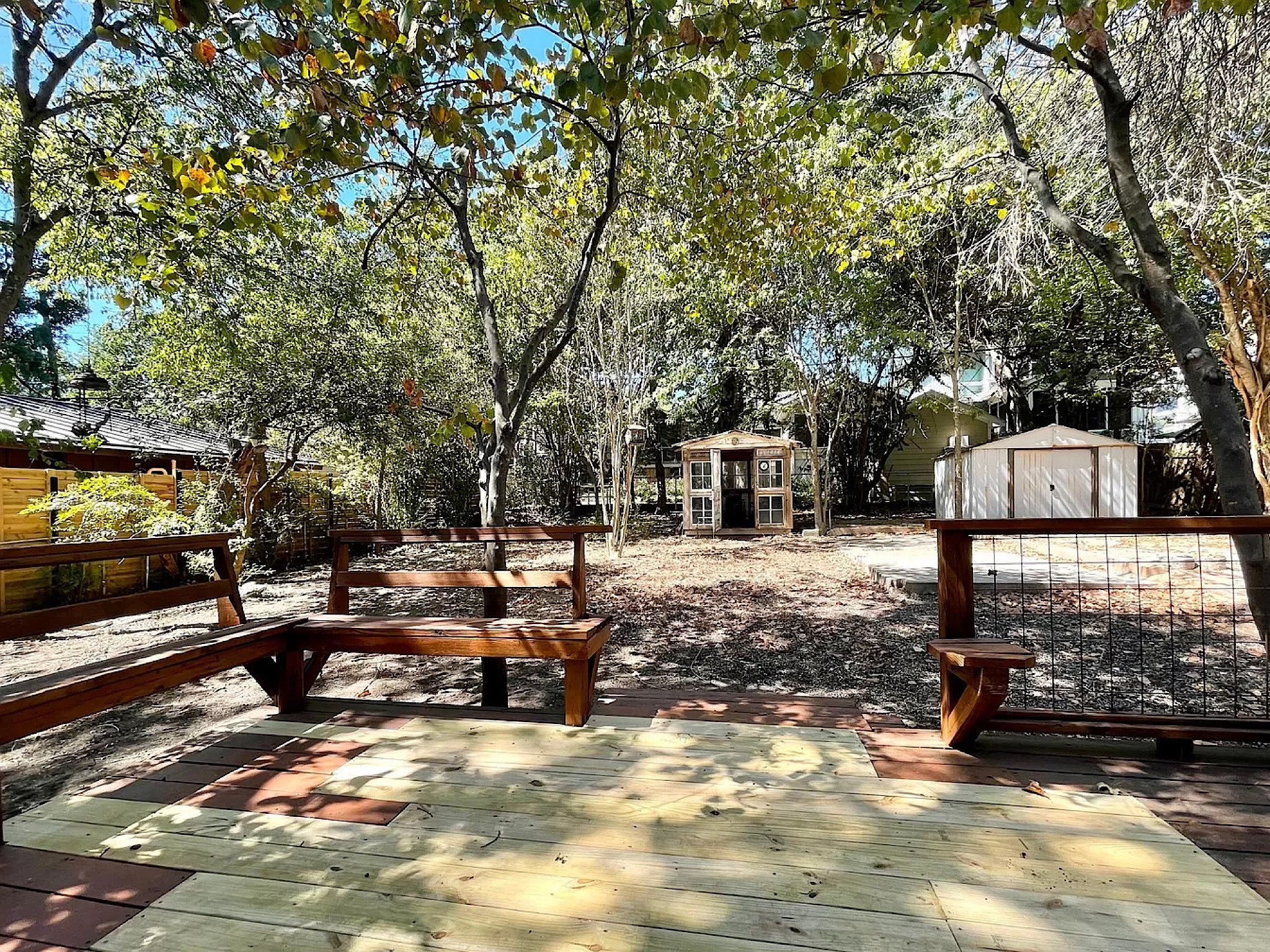 4104 Ridgelea Drive Austin, TX 78731 - Photo 15 of 16 Backyard looking from rear deck.