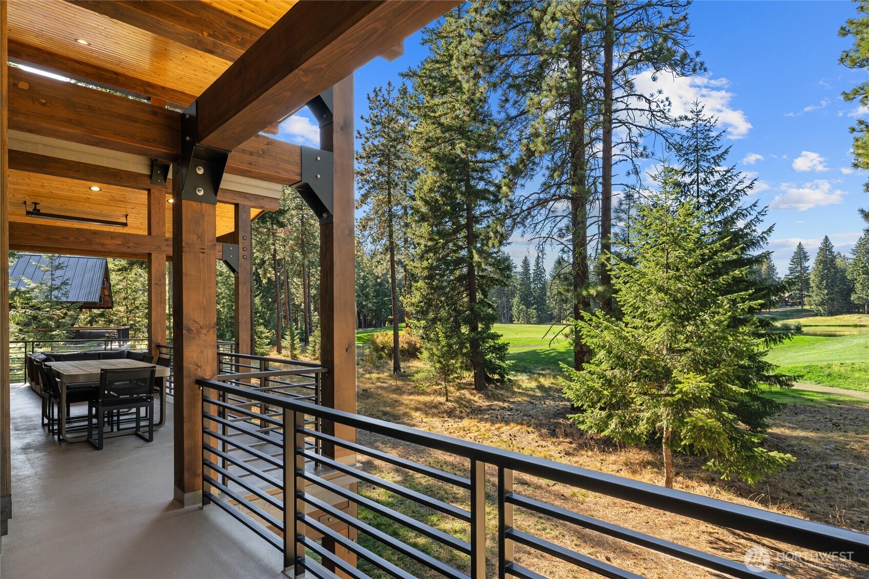 890 Larkspur Loop Cle Elum, WA 98922 - Photo 16 of 40 a view of a porch with furniture and a yard