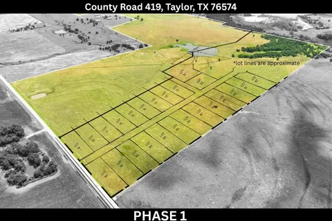 $99,000 | Lot 75 Cr 419 Taylor Tx 76574, Taylor, TX 76574