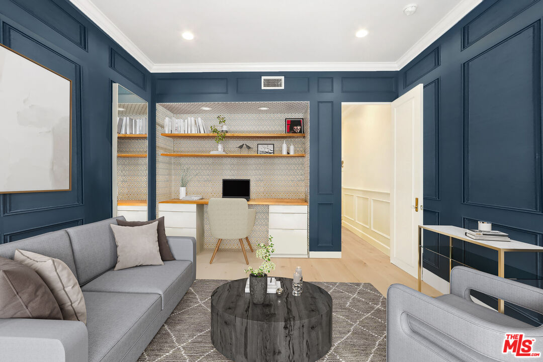 14000 Morrison Street Sherman Oaks, CA 91423 - Photo 16 of 34 a living room with furniture and a flat screen tv