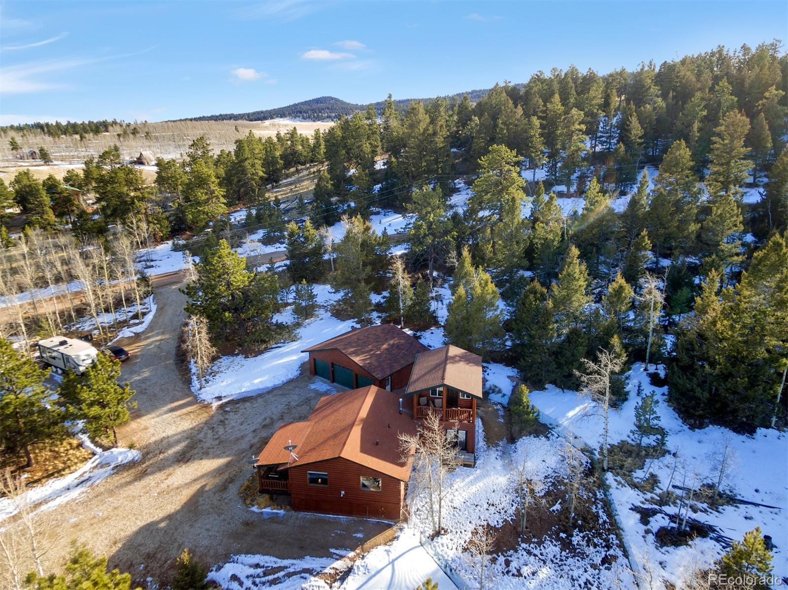 10424 Ranch Road Hartsel, CO 80449 - Photo 23 of 31 an aerial view of a houses with a yard