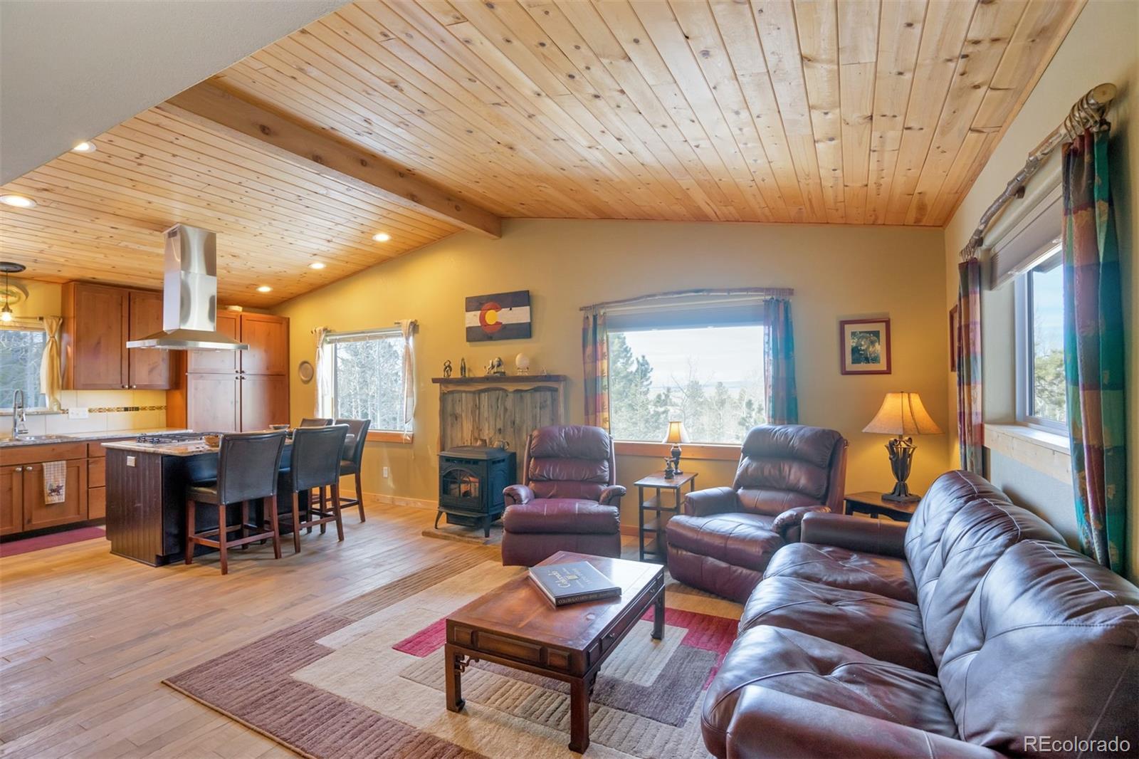 10424 Ranch Road Hartsel, CO 80449 - Photo 9 of 31 a living room with furniture and a large window