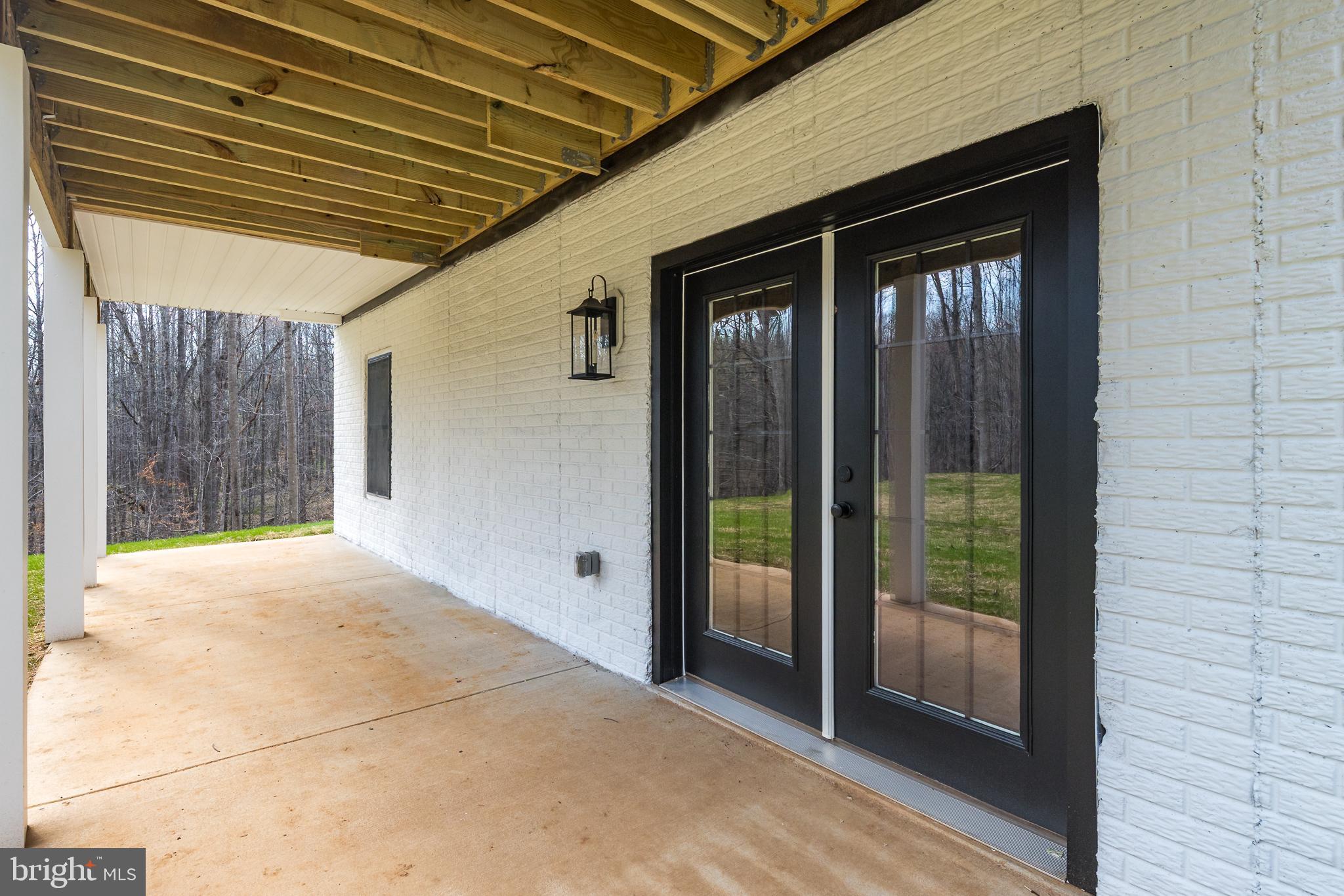 11117 Eggbornsville Road Rixeyville, VA 22737 - Photo 62 of 76 Lower Level Covered Rear Patio