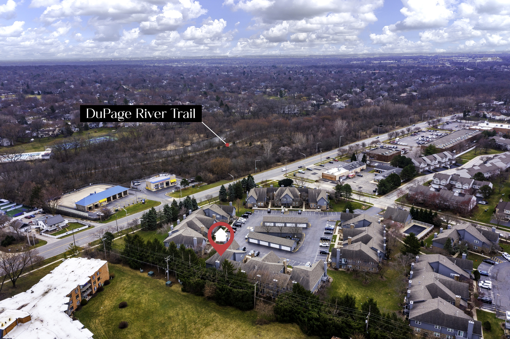 19 Foxcroft Road, Unit 203 Naperville, IL 60565 - Photo 3 of 29 an aerial view of a houses