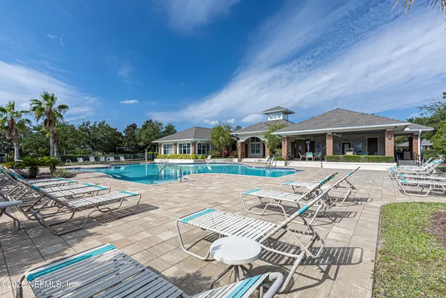 a outdoor space with furniture