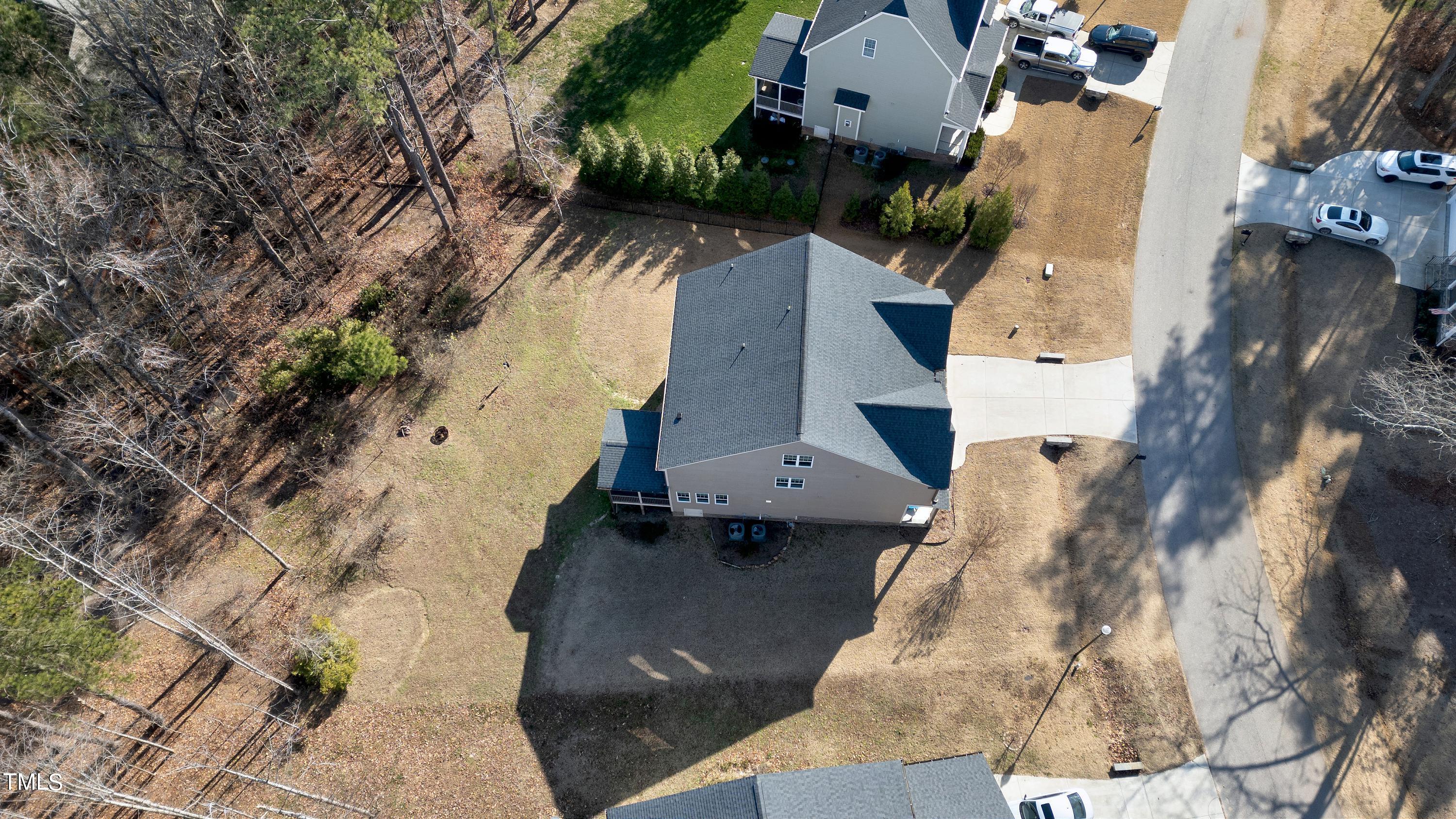 8533 Hurst Drive Raleigh, NC 27603 - Photo 30 of 43 an aerial view of residential houses with outdoor space