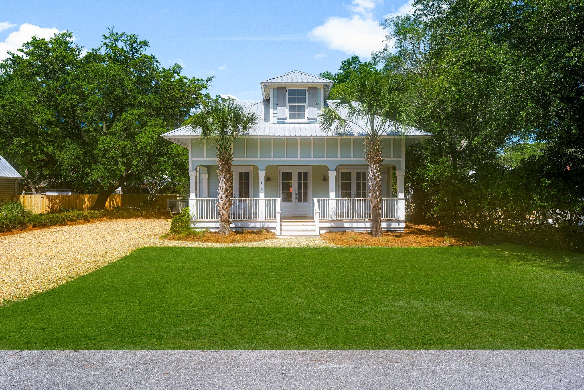 515 Seacrest Drive Inlet Beach, FL 32461 - Photo 50 of 62 a house view with swimming pool in front of it