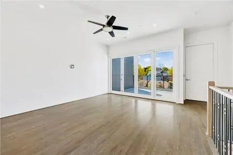 a view of a balcony