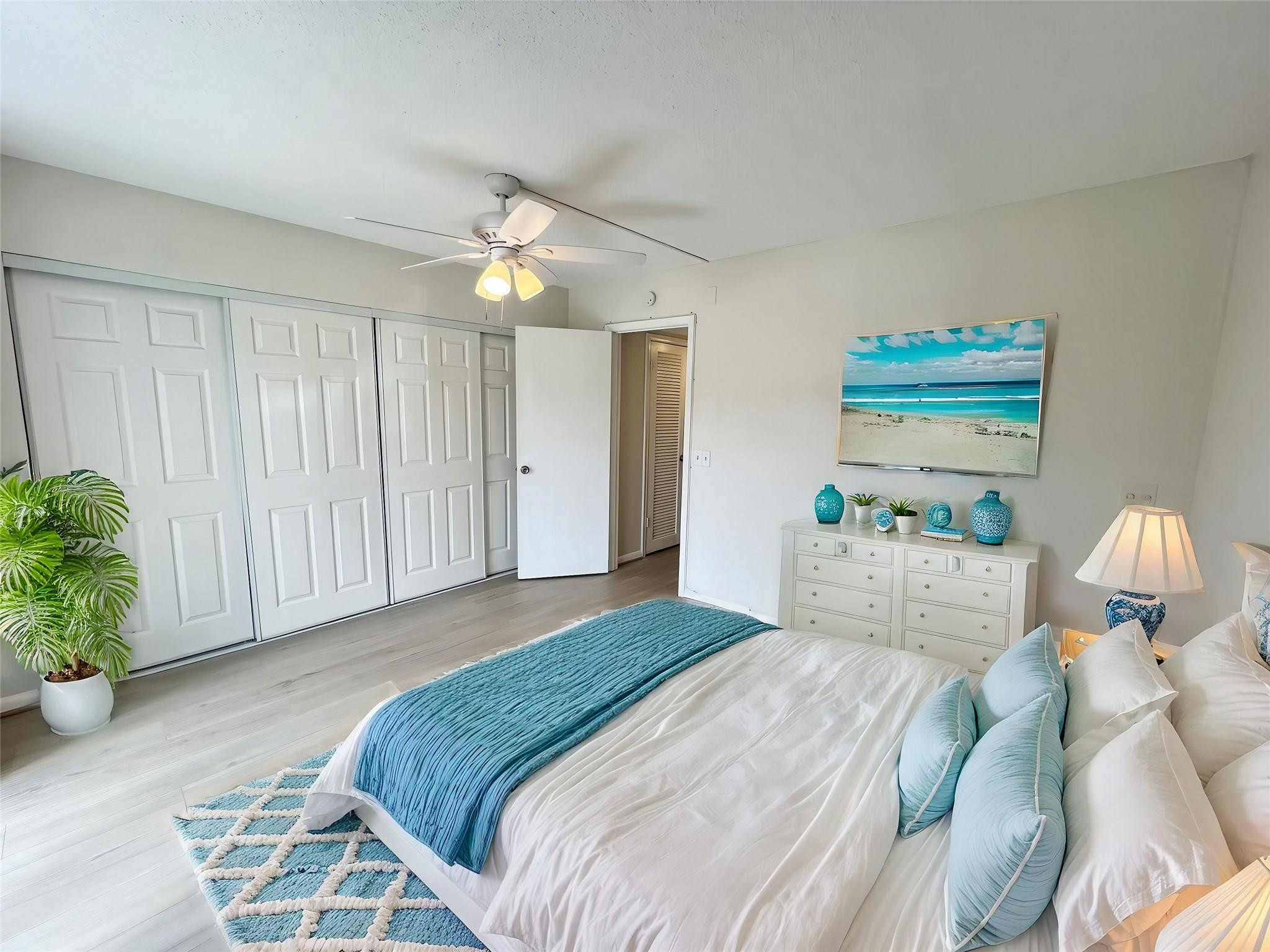 246 Markham L, Unit 246 Deerfield Beach, FL 33442 - Photo 7 of 27 VIRTUALLY STAGED BEDROOM