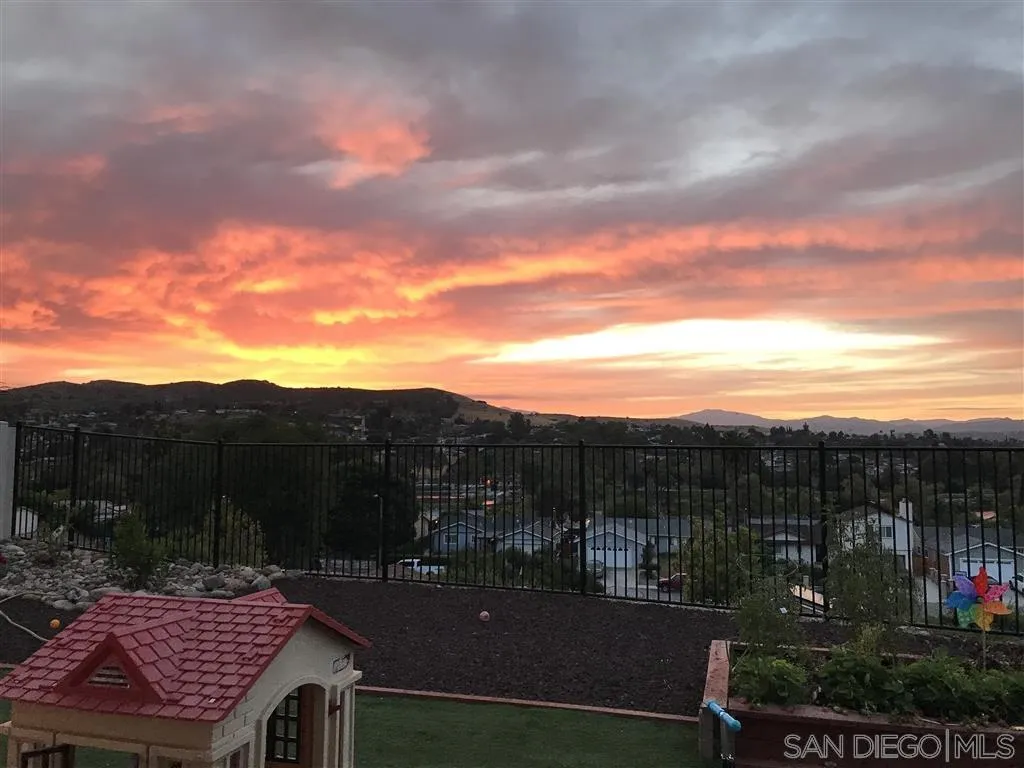 8831 Weston Road Santee, CA 92071 - Photo 20 of 25 a view of a terrace with a garden