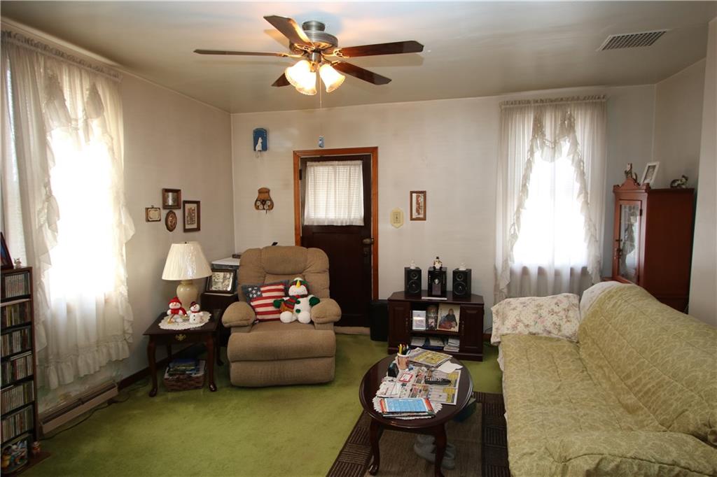 200 McKeesport Road Elizabeth, PA 15037 - Photo 2 of 25 Spacious 15x13 Living Room w/ Ceiling Fan Light