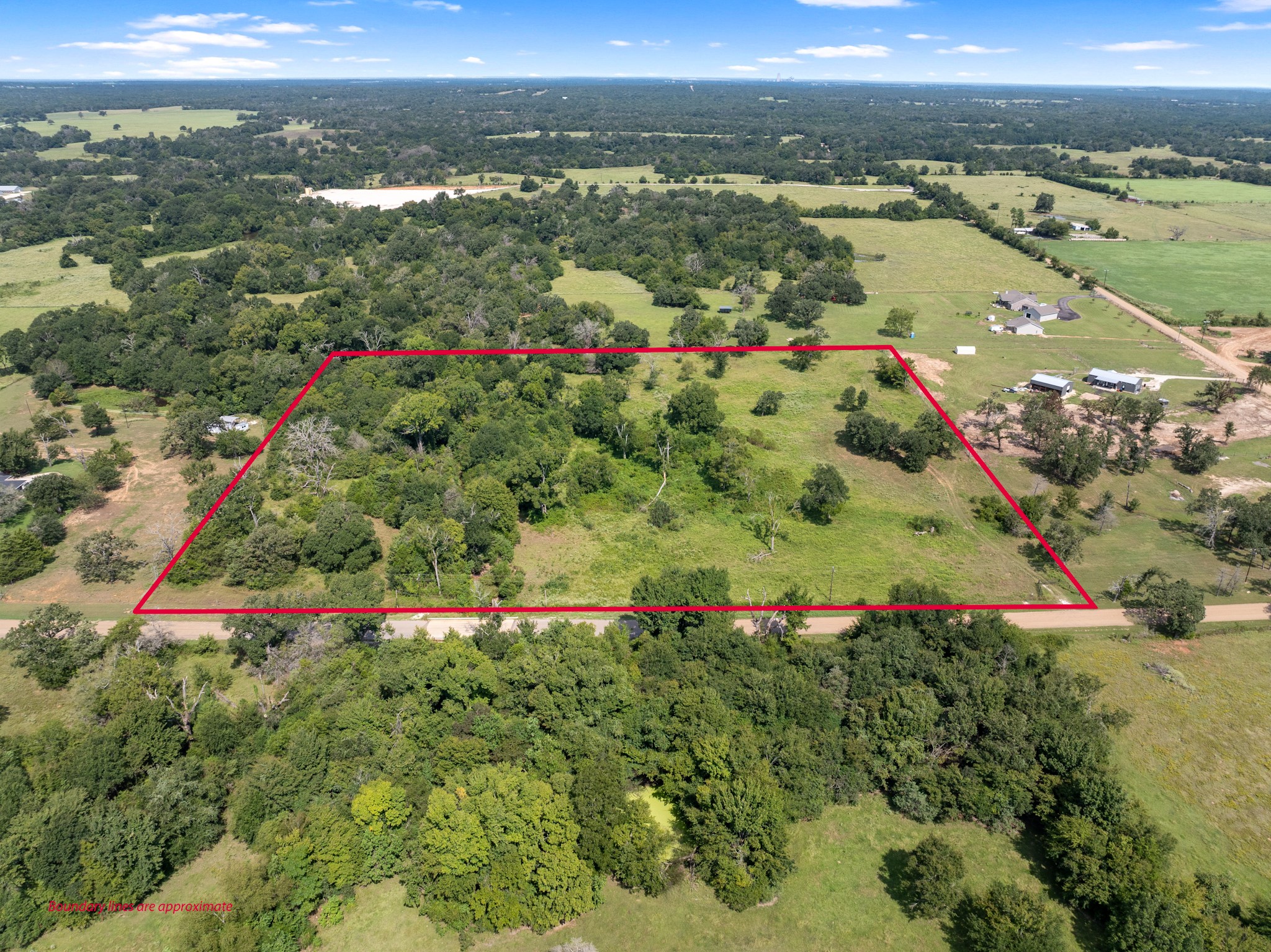 Tbd Cazey Loop Franklin, TX 77856 - Photo 8 of 20 an aerial view of a houses with a yard