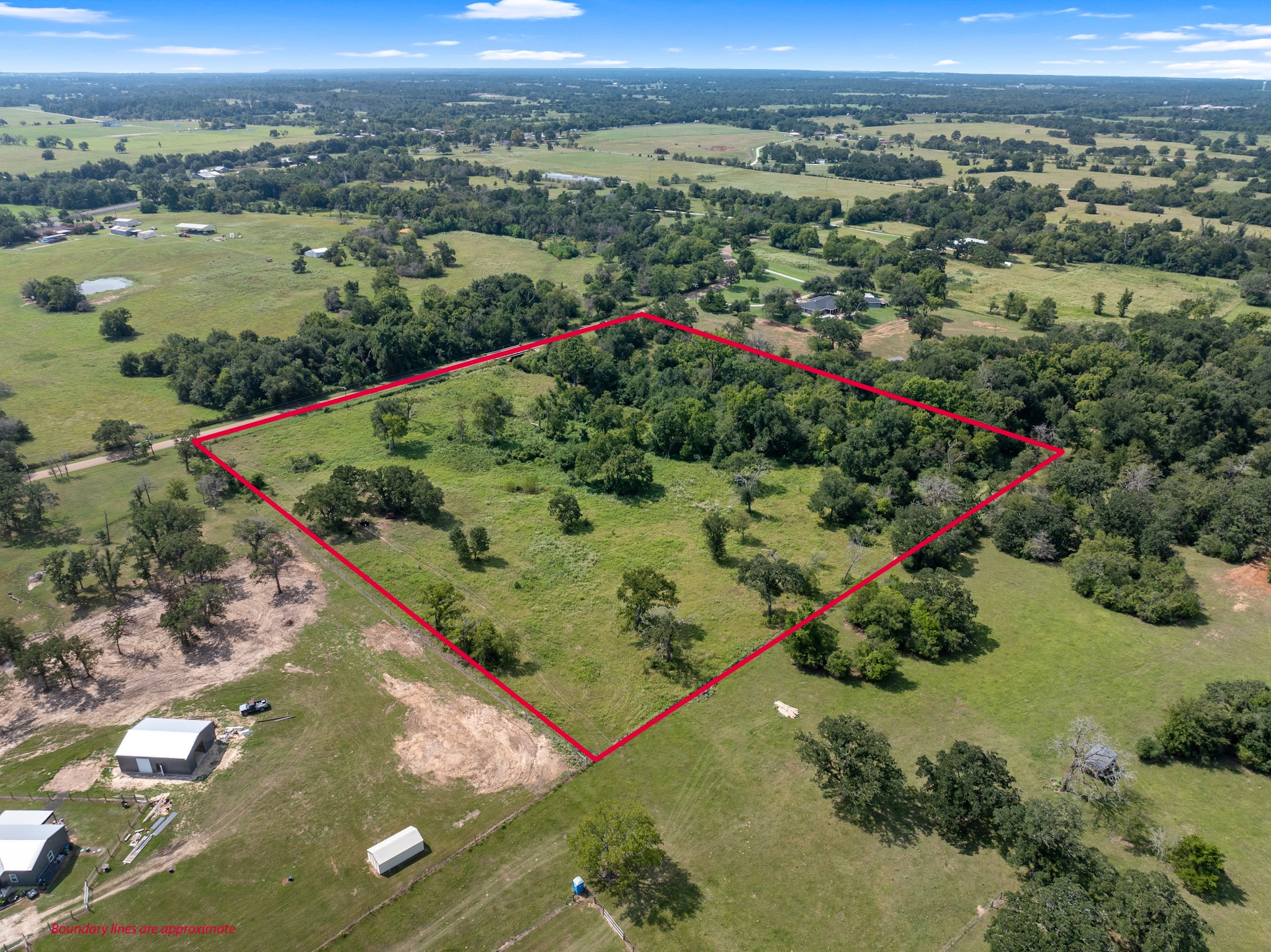 Tbd Cazey Loop Franklin, TX 77856 - Photo 10 of 20 an aerial view of lake and residential houses with outdoor space