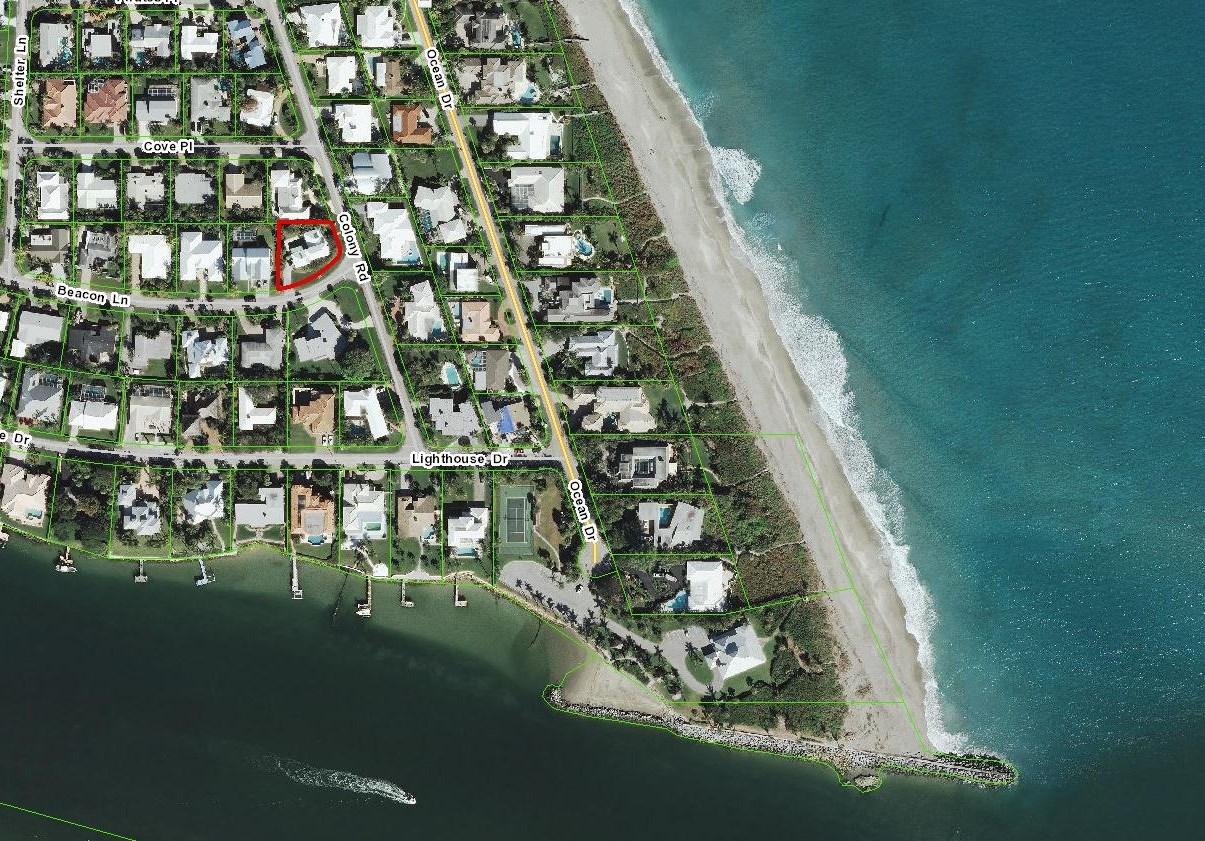 240 Colony Road Jupiter Inlet Colony, FL 33469 - Photo 1 of 20 Aerial