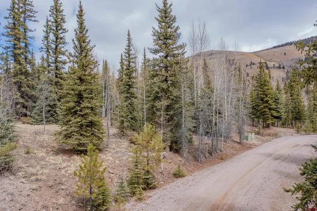 a view of city and mountain