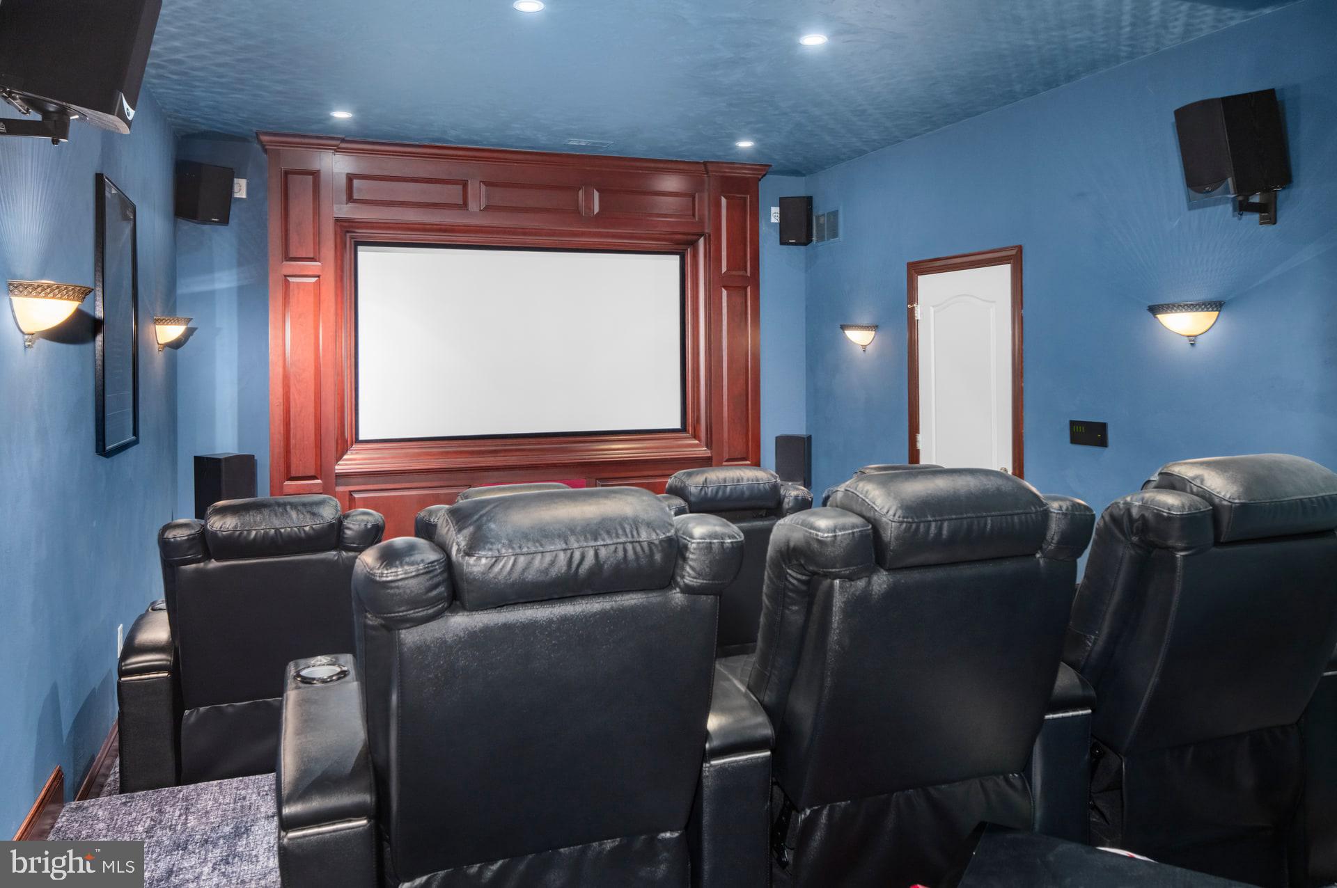 203 Wecks Pond Road New Hope, PA 18938 - Photo 45 of 68 Theater Room w/ Surround Sound