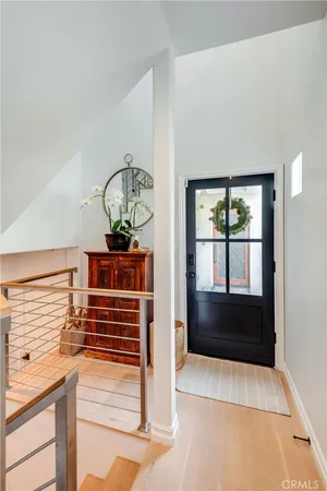 a view of front door of house