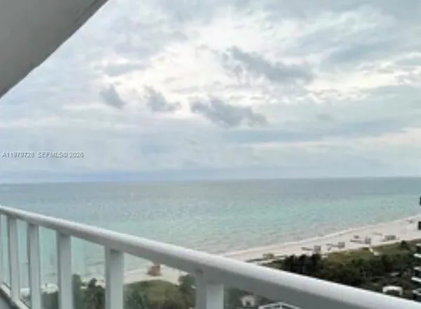 a view of an ocean and beach