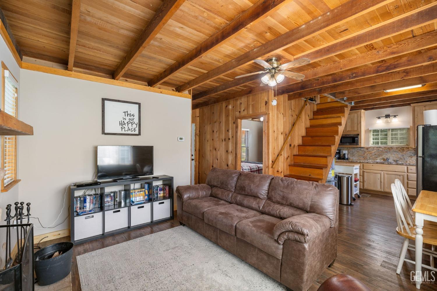 Undisclosed Address Posey, CA 93260 - Photo 16 of 53 a living room with furniture and a flat screen tv