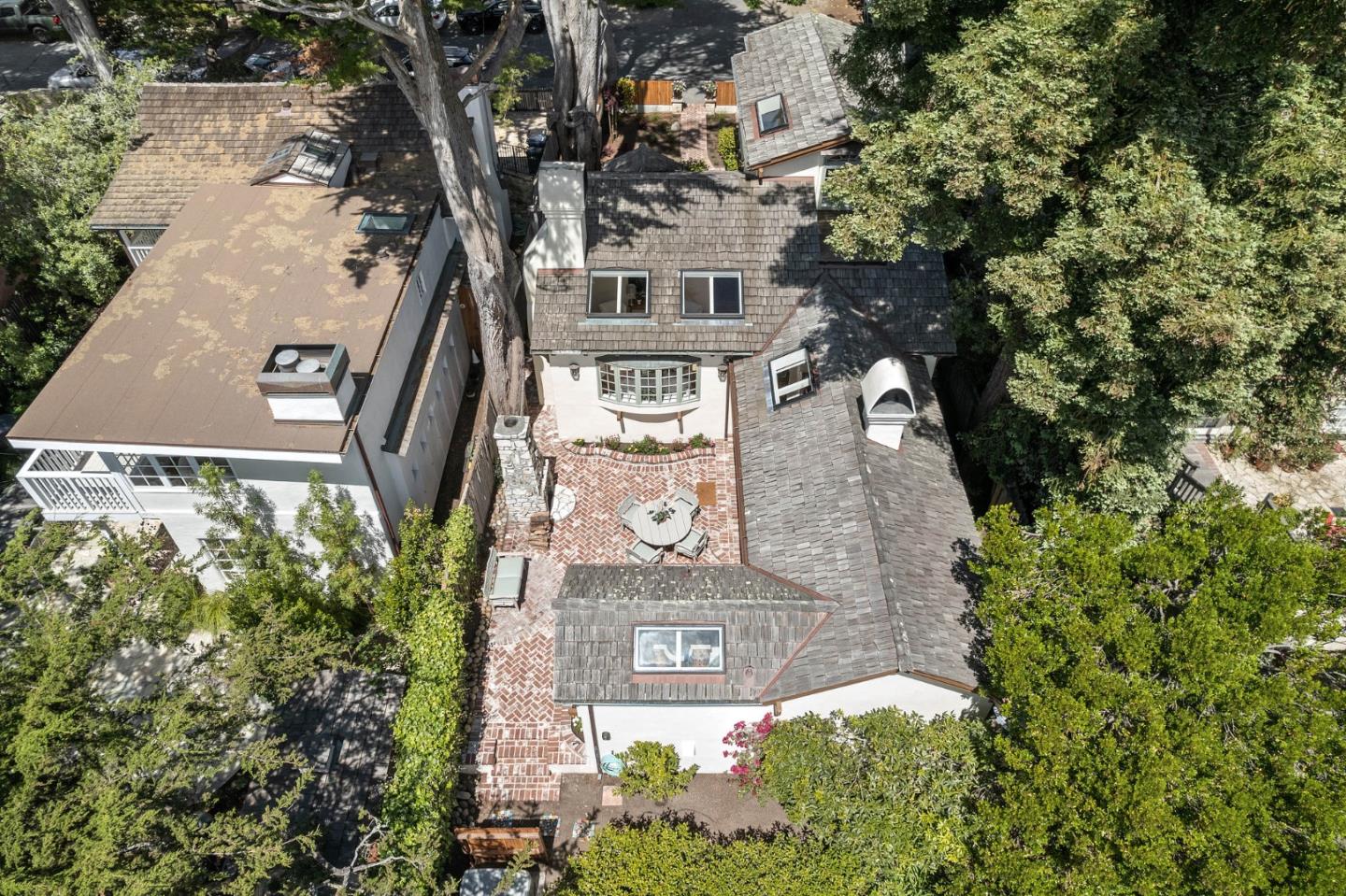 26335 Rio Avenue Carmel, CA 93923 - Photo 51 of 56 an aerial view of a house with a yard and garden