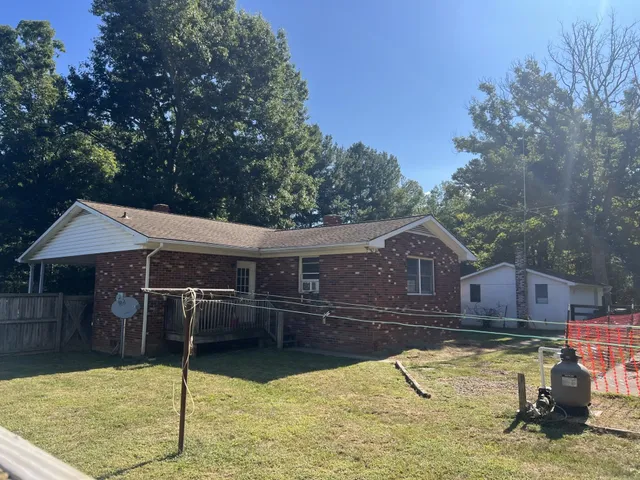a view of a house with pool