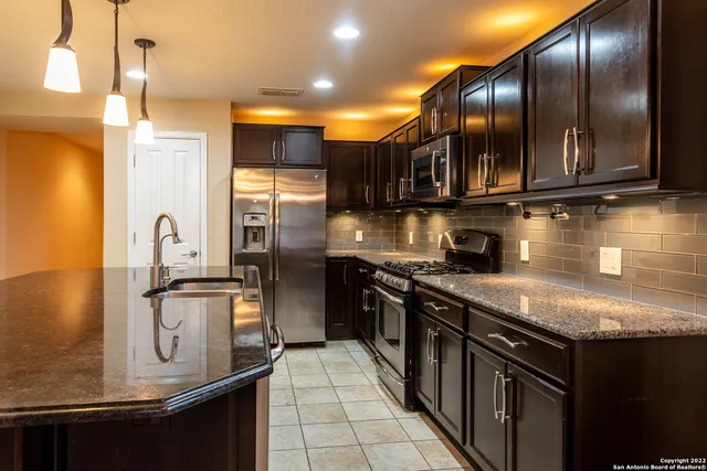 a view of a livingroom with a chandelier