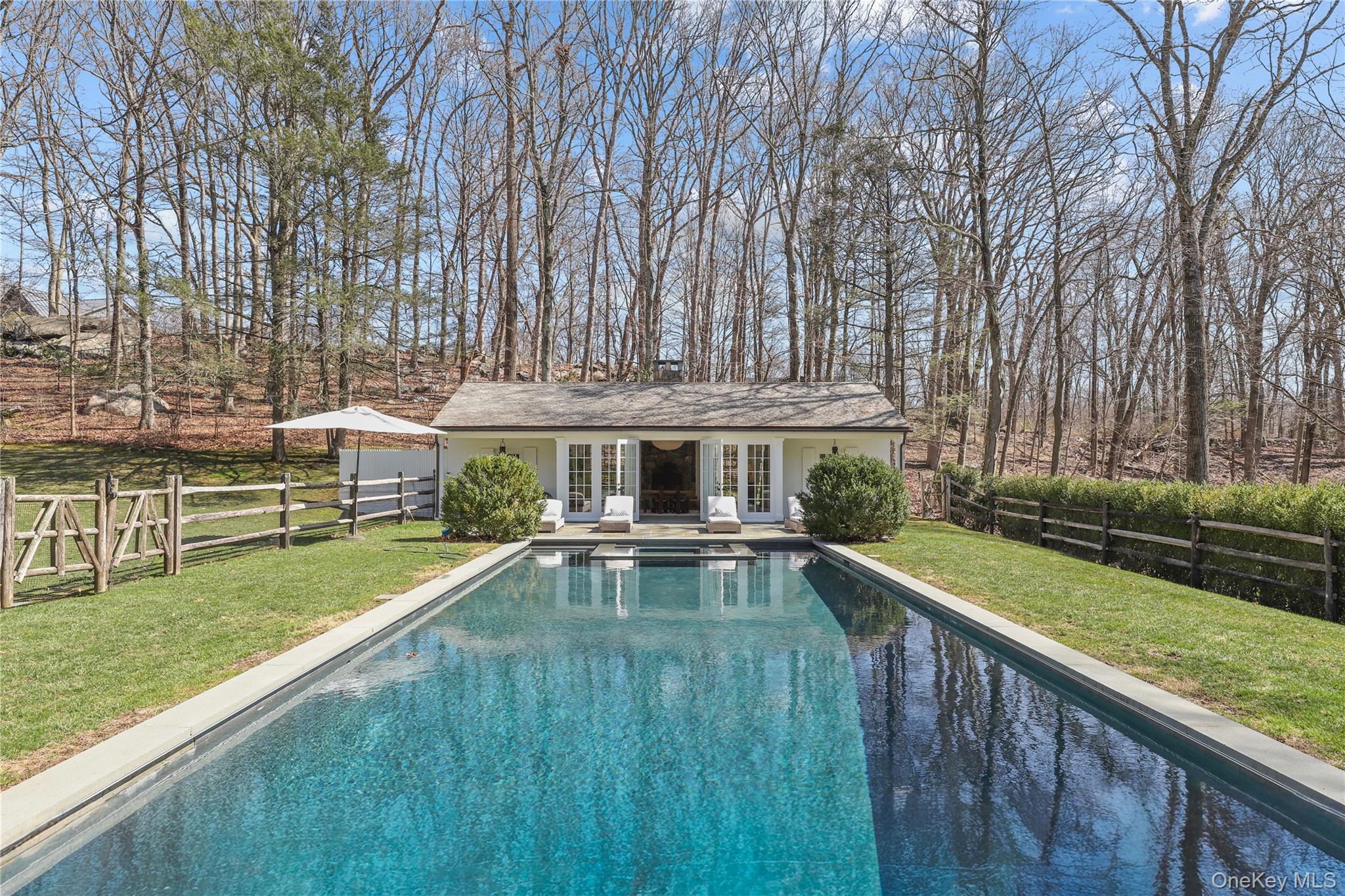 269 Stone Hill Road Pound Ridge, NY 10576 - Photo 28 of 46 Pool with pool house