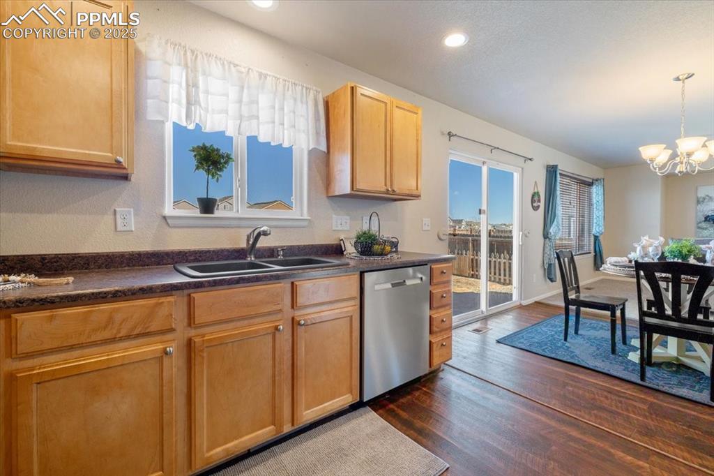 13038 Devil's Thumb Place Peyton, CO 80831 - Photo 11 of 44 View of the Dining Area from the Kitchen.