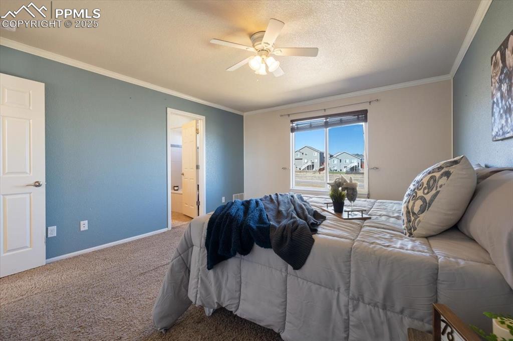 13038 Devil's Thumb Place Peyton, CO 80831 - Photo 16 of 44 Primary Bedroom into the Primary Bathroom.