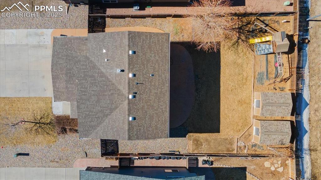 13038 Devil's Thumb Place Peyton, CO 80831 - Photo 38 of 44 Aerial view of home and lot.