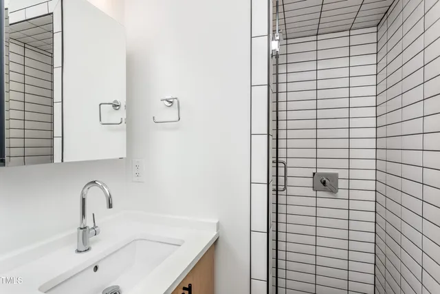 a bathroom with a sink