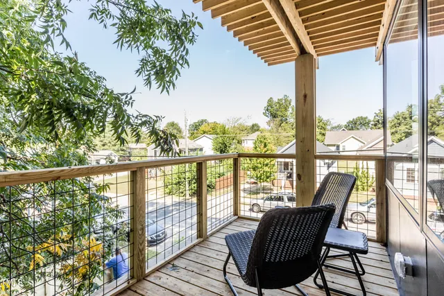 a view of chair with wooden floor