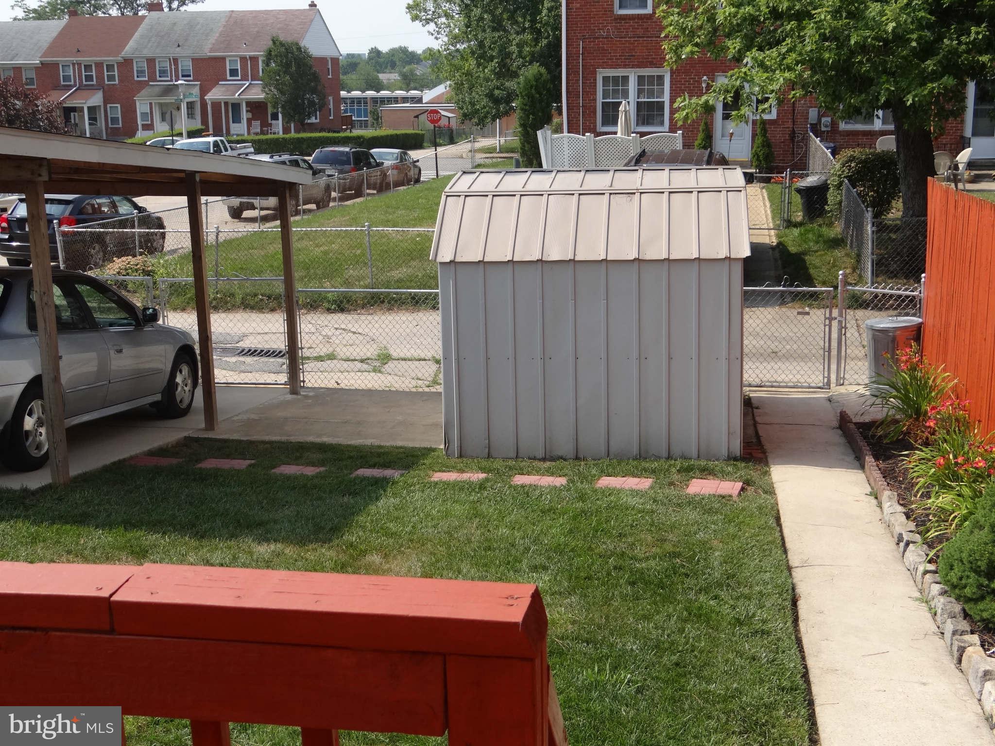 1287 Cedarcroft Road Baltimore, MD 21239 - Photo 21 of 21 Shed and Car Port