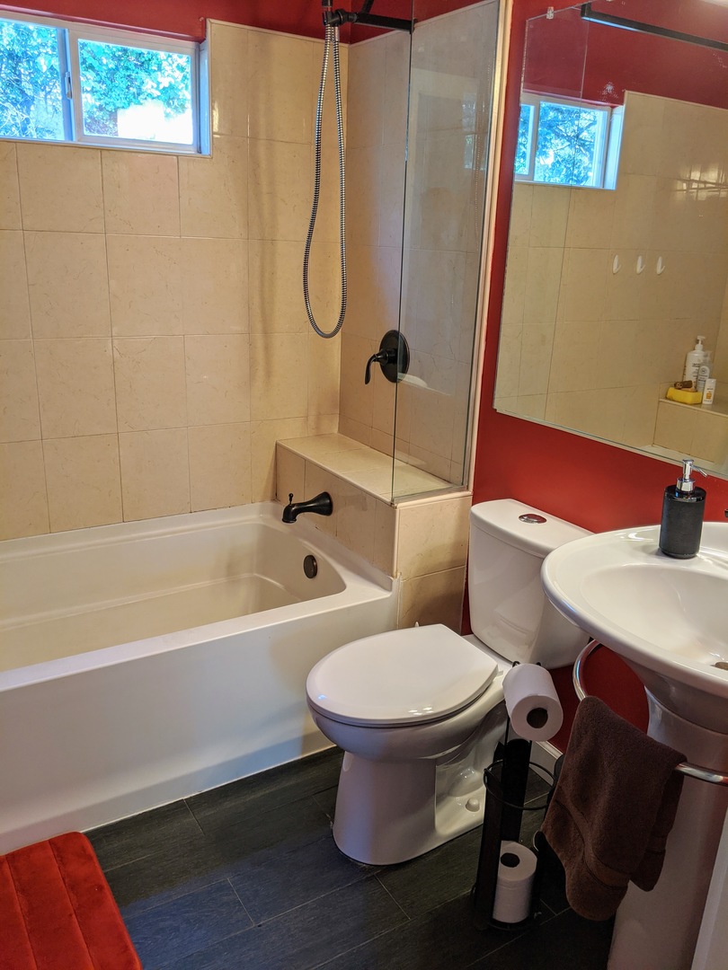 14 East Oltendorf Road Streamwood, IL 60107 - Photo 17 of 21 a bathroom with a sink and a toilet