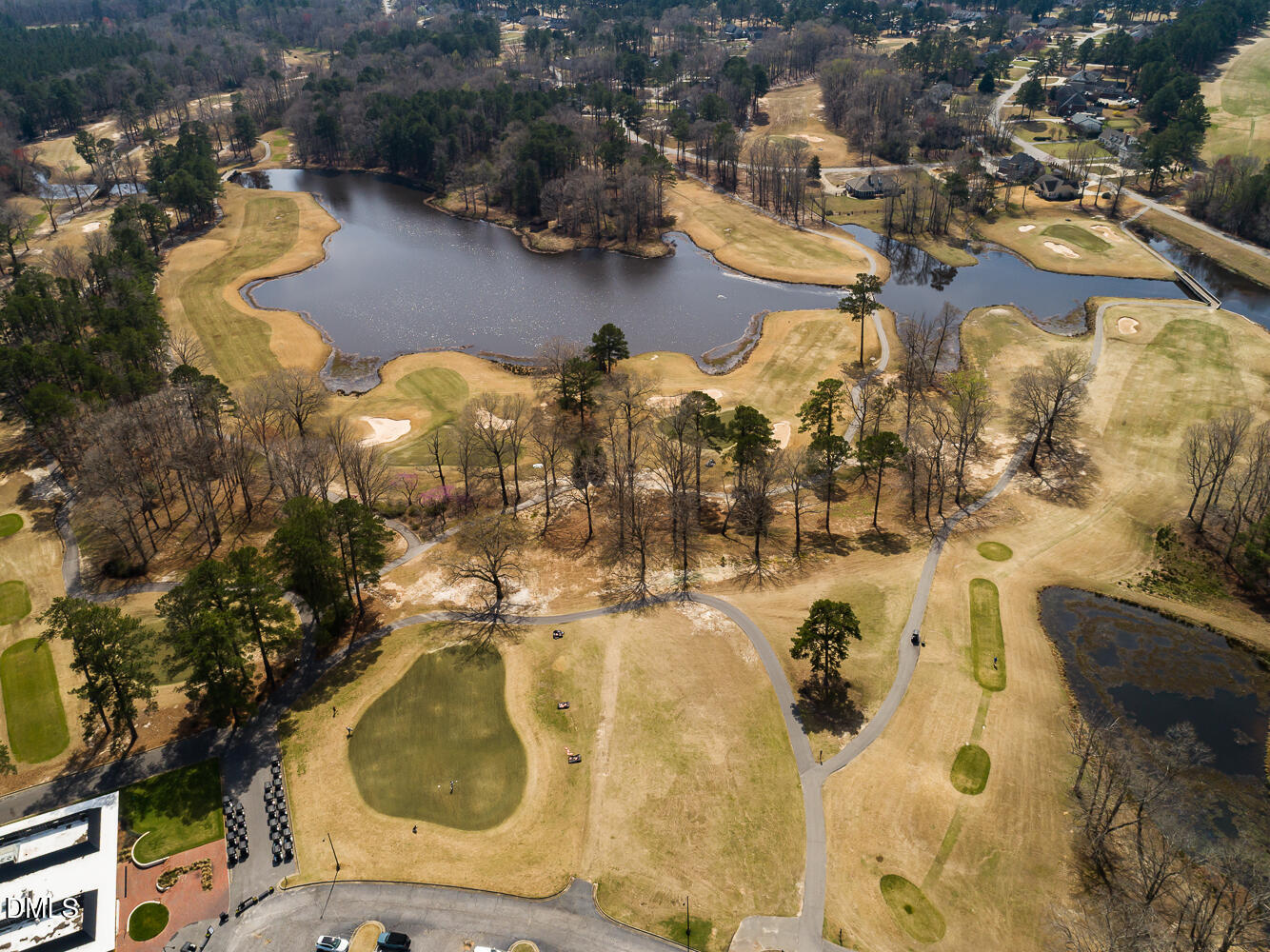263 Kindness Drive Lillington, NC 27546 - Photo 28 of 37 an aerial view of residential houses with outdoor space