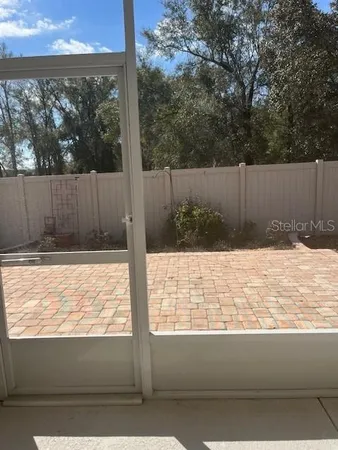 a view of white door